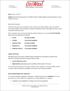 EddyView End of Life memo